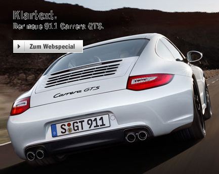 Porsche - Klartext. Der neue 911 Carrera GTS